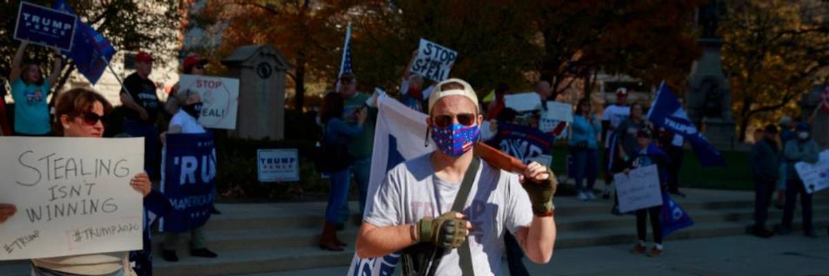 'A Coup Is Underway': Experts Warn Election Lies by Trump and GOP Leaders Could Unleash Violent Wave