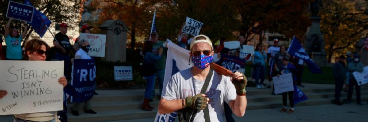 'A Coup Is Underway': Experts Warn Election Lies by Trump and GOP Leaders Could Unleash Violent Wave