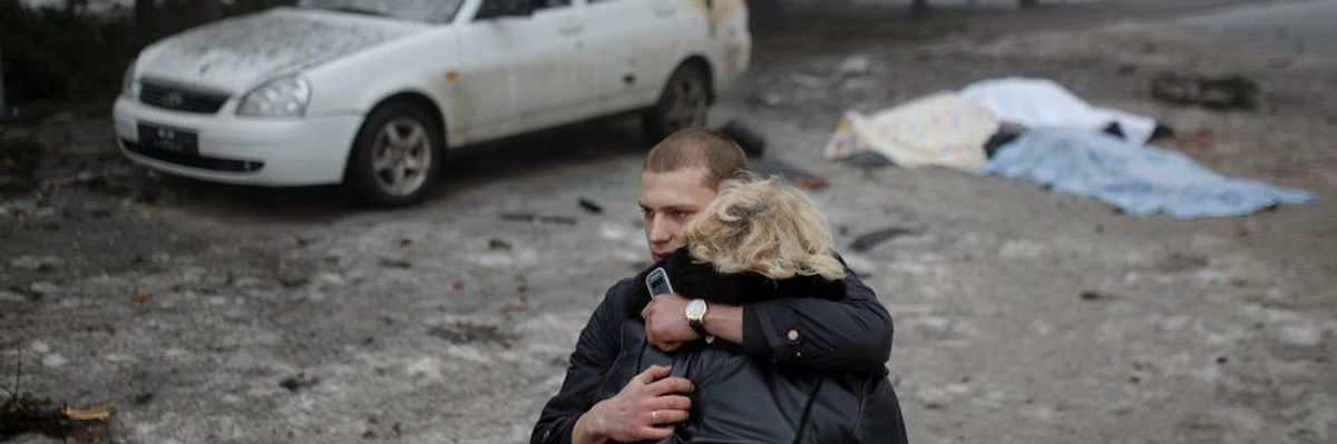Bloodshed and Humanitarian Crisis in Eastern Ukraine As Fighting Continues