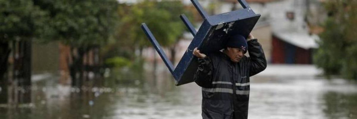 More Than 100,000 Flee Devastating Floods in South America