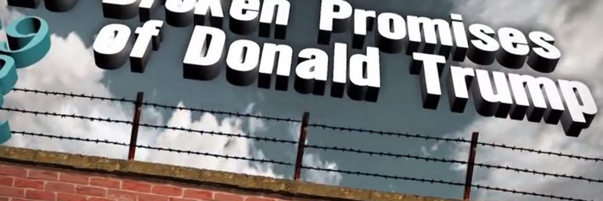 The 20 Big Promises to Trump Voters That He's Broken in Just One Year