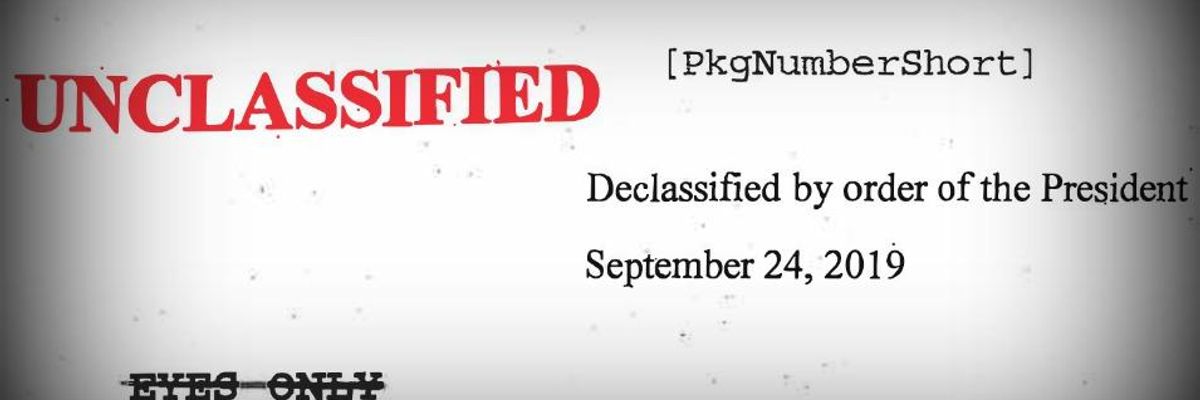 'Smoking Gun': Experts Say White House Memo Reveals 'Blatantly Impeachable Conduct' by Trump