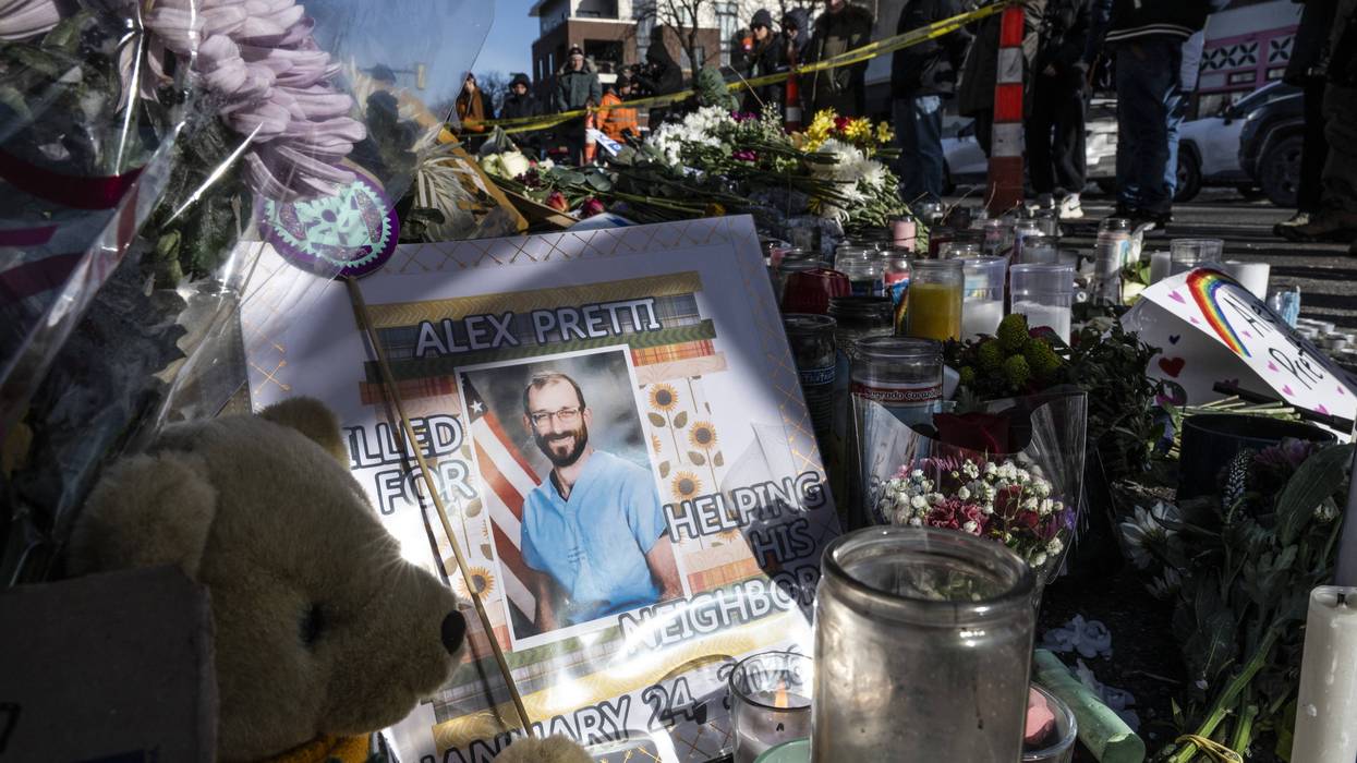 A memorial to Alex Pretti