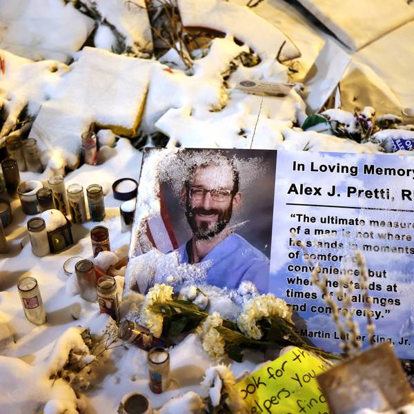 A memorial to Alex Pretti