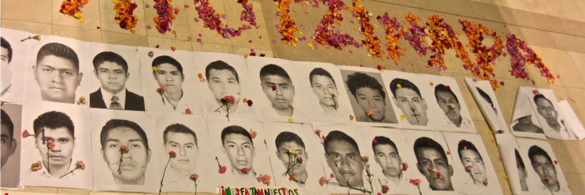 Justice for the 43: Tensions High in Mexico City Before Mass March