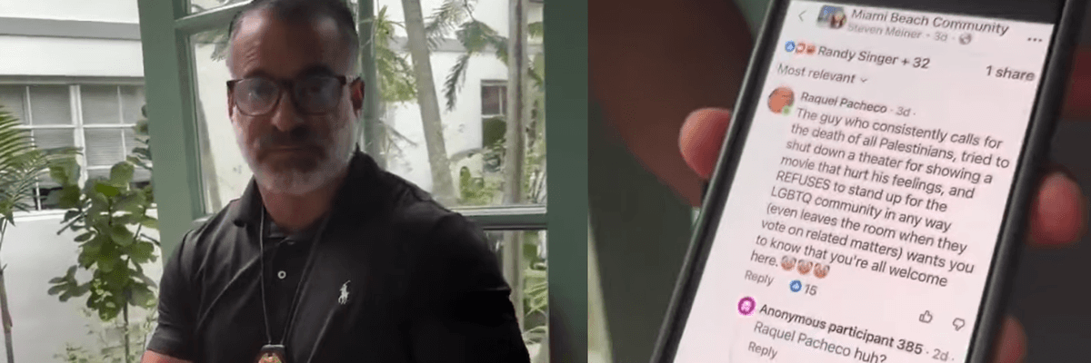 Judge Lets Lawsuit Proceed After Police Target Miami Beach Resident Who Criticized Pro-Israel Mayor