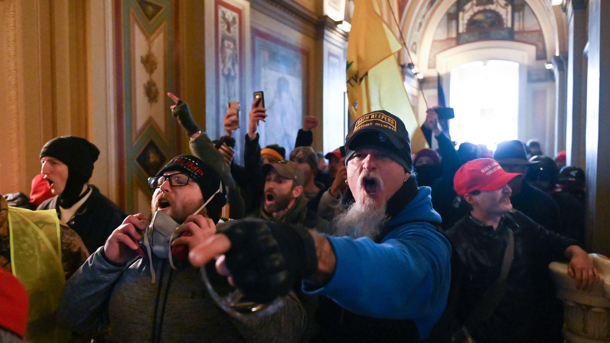 A mob of Trump supporters attack the U.S. Capitol