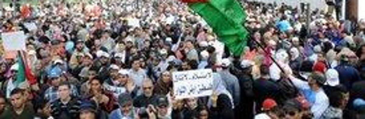 Thousands Protest in Morocco Condemning Israel's 'Crimes Against Humanity'