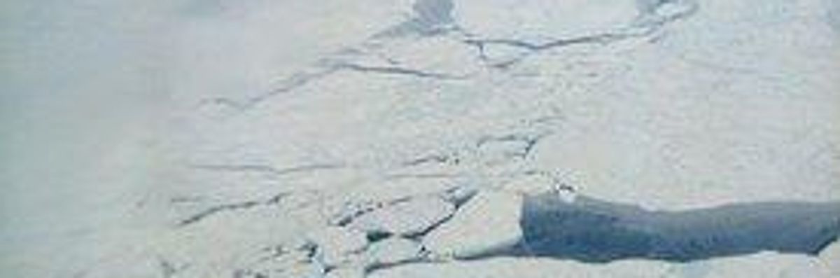 New Climate Threat as Methane Rises from Cracks in Arctic Ice