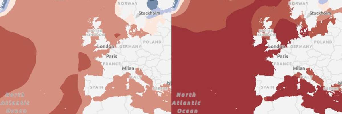 Amplifying Urgent Need to Slash Emissions, New Map Series Shows How Climate Crisis Could Impact Europe