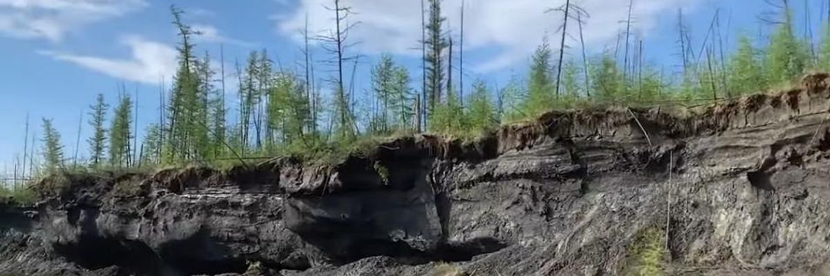 Report Shows 'Stunning and Dramatic' Scenes of Thawing Permafrost in Siberia That 'Leaves Millions on Unstable Ground'