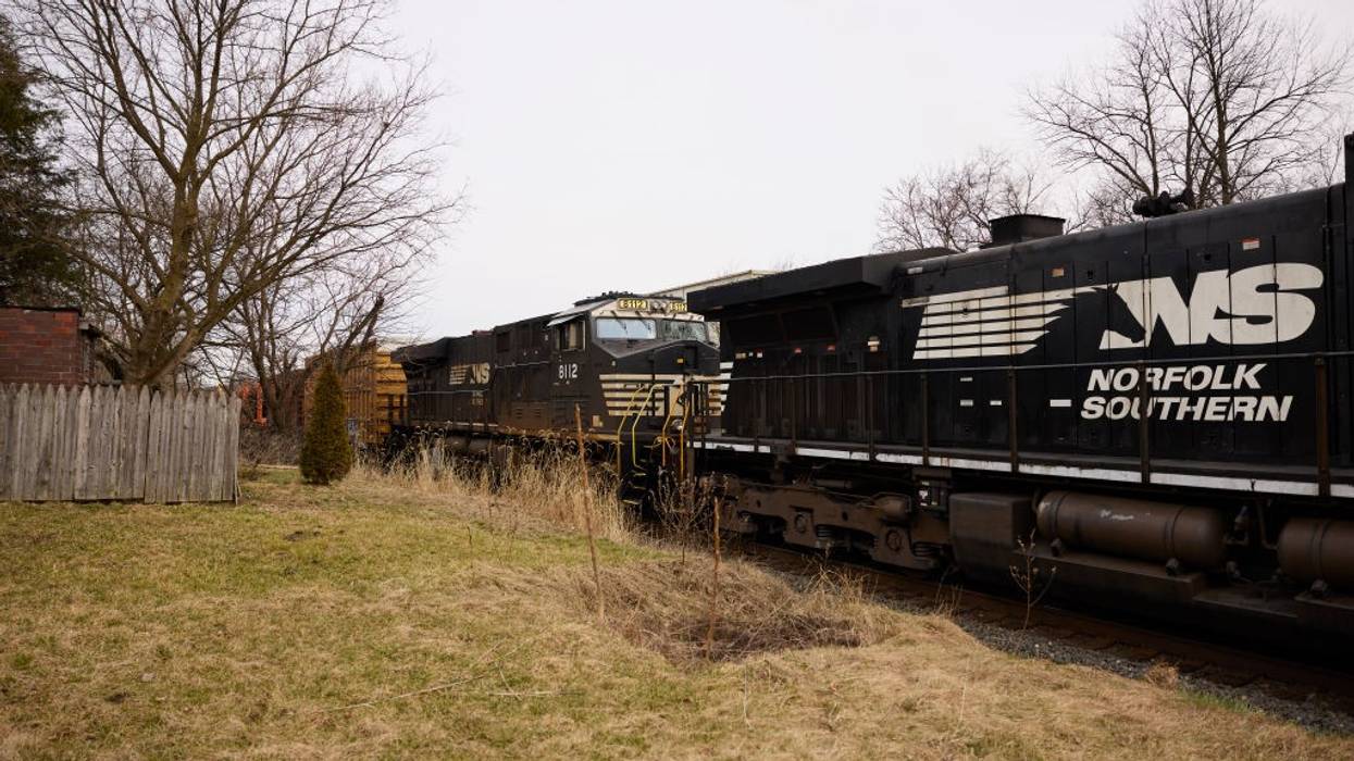 A Norfolk Southern train