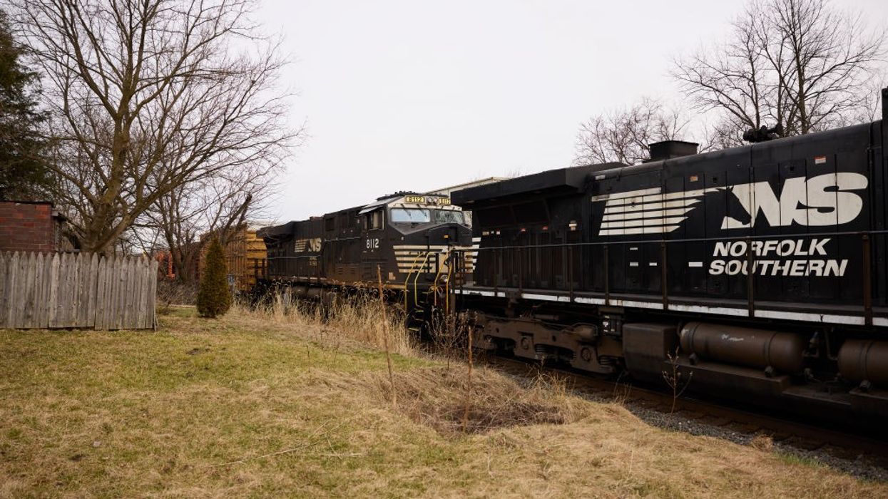 A Norfolk Southern train
