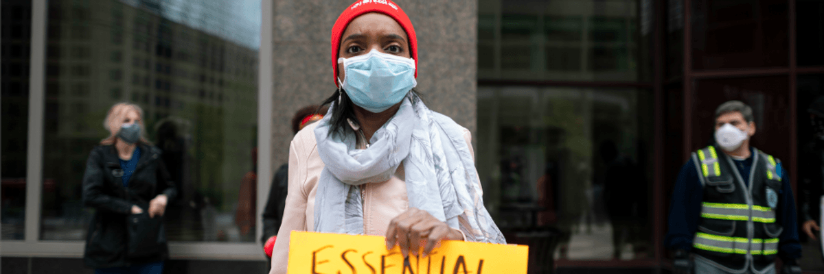 Bernie Sanders Says It Is 'Nauseating' to See Corporations Praise Frontline Workers as 'Heroes' While Refusing to Pay Them More