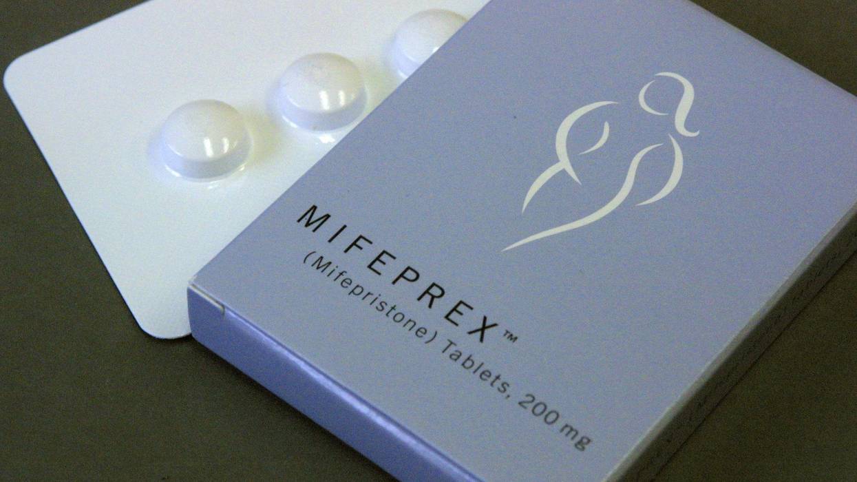 A package of mifepristone