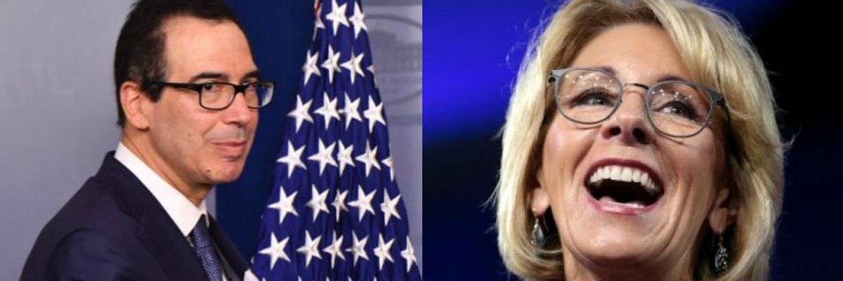 Mnuchin and DeVos Sued for Unlawful Seizure of Student Loan Borrowers' Tax Refunds During Pandemic