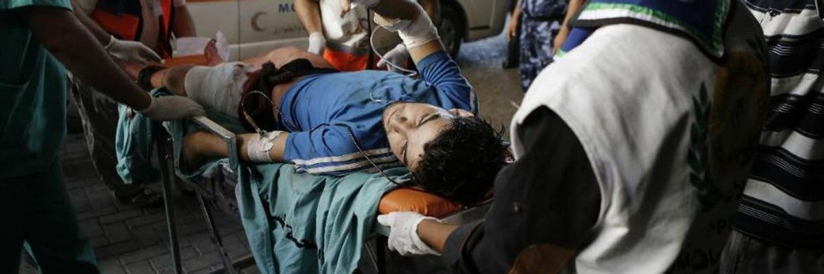 Hospital, UN Shelter Struck in Gaza as 'Massacre' of Civilians Continues