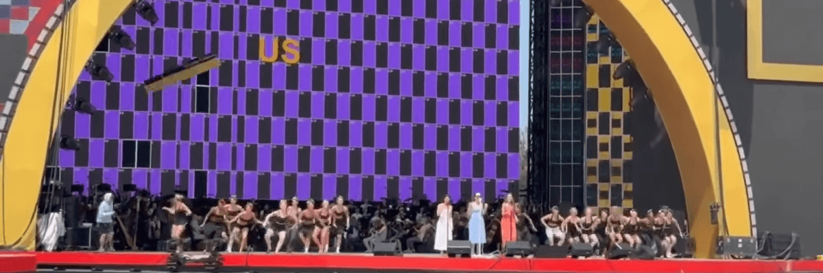 ‘Fitting Metaphor’: Giant Falling Panel Nearly Crushes Dancers on Trump’s 250th Anniversary Stage