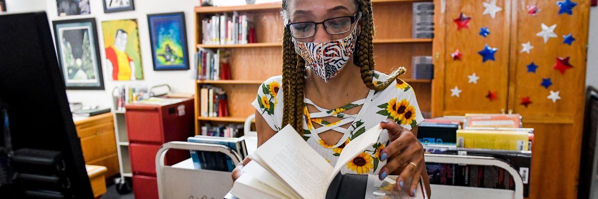 A Pennsylvania librarian opens a book