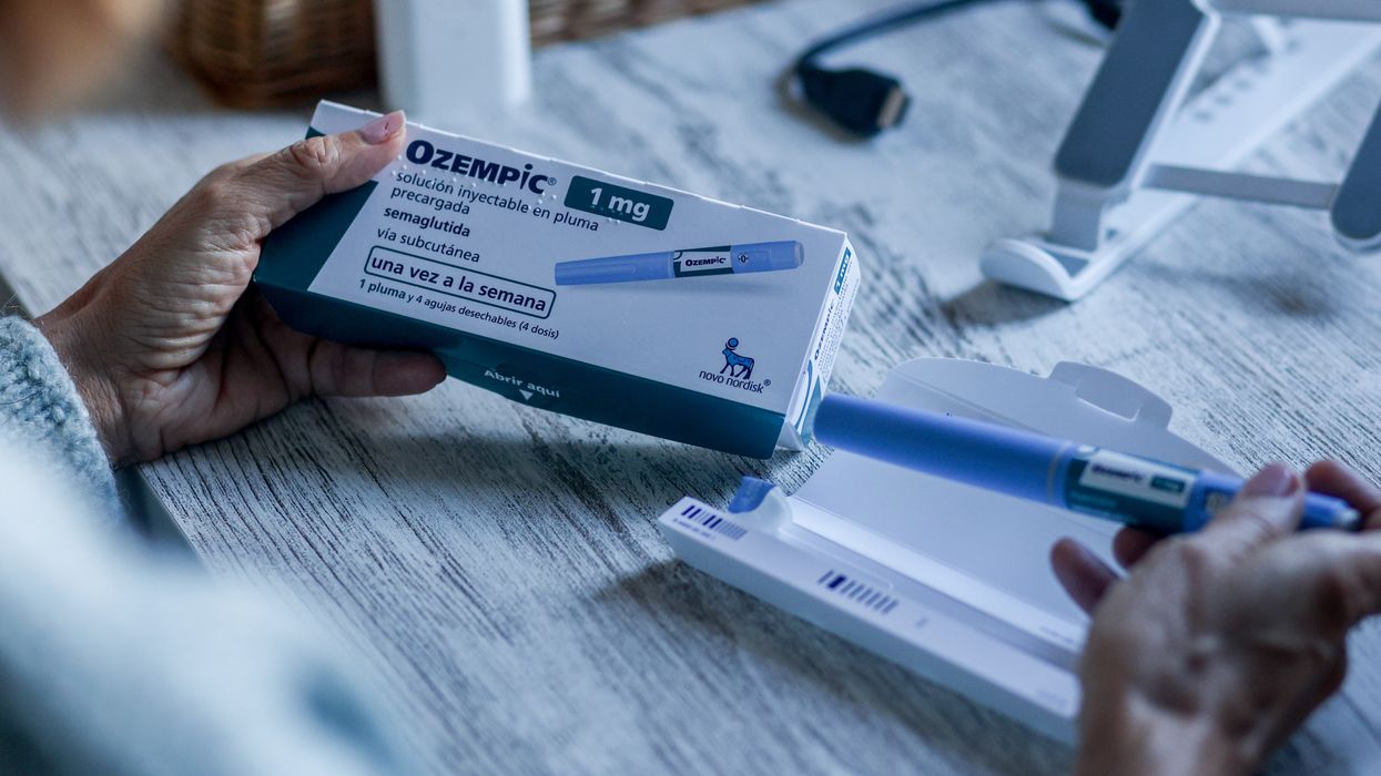 A person uses Ozempic