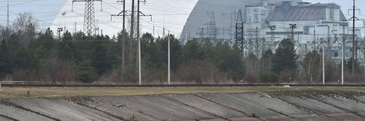 A photo shows the Chernobyl