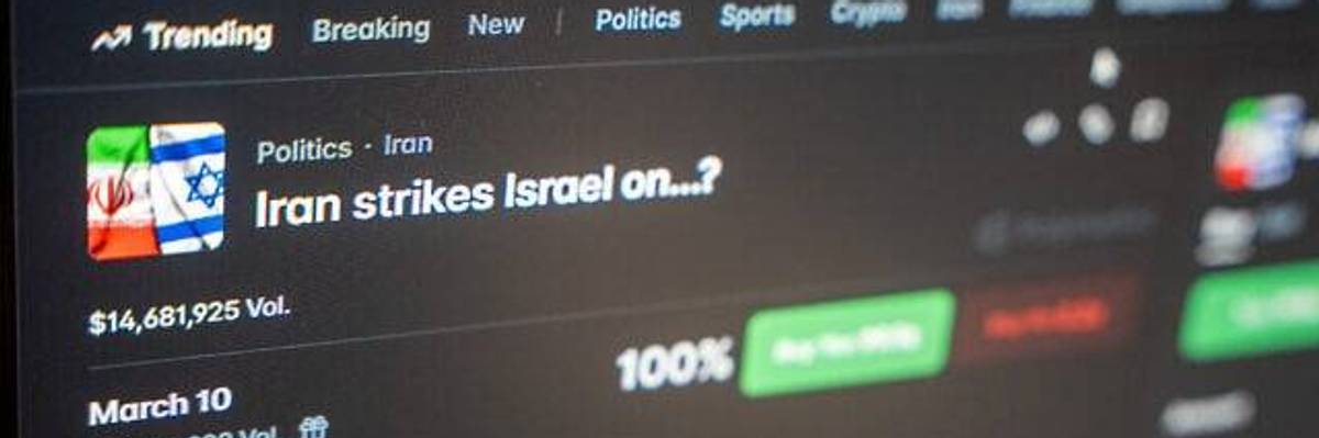 'Bone-Chilling': Gamblers ‘Vowing to Kill’ Journalist Unless He Changes Iran War Report to Help Them Win Polymarket Bet
