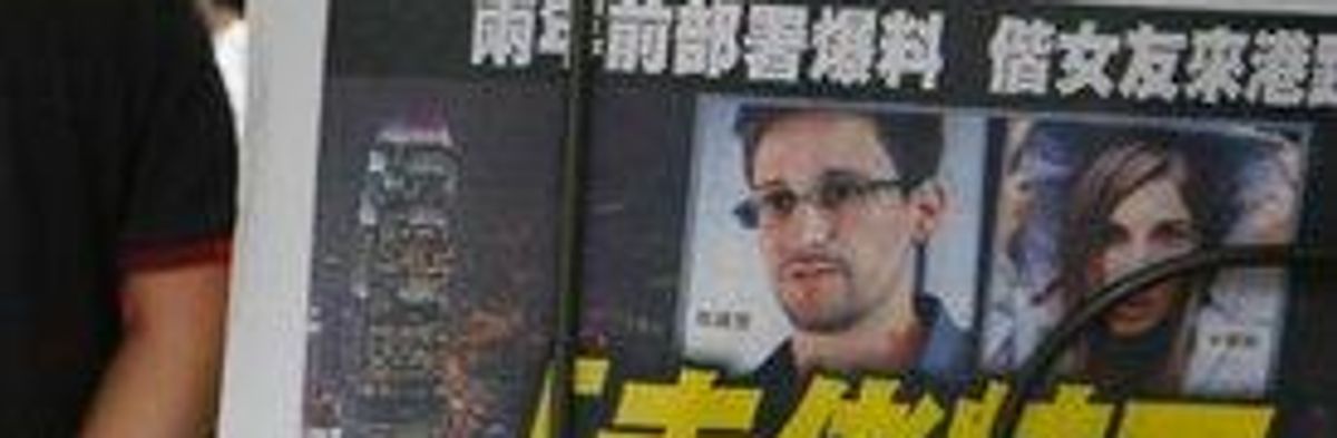 Snowden Claims U.S. 'Trying to Bully' Hong Kong for Extradition