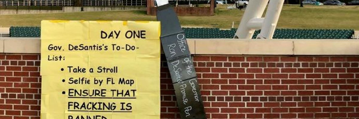 Demand for Democratic Governors to Follow Suit After Trump-Backed DeSantis Moves to Ban Fracking in Florida