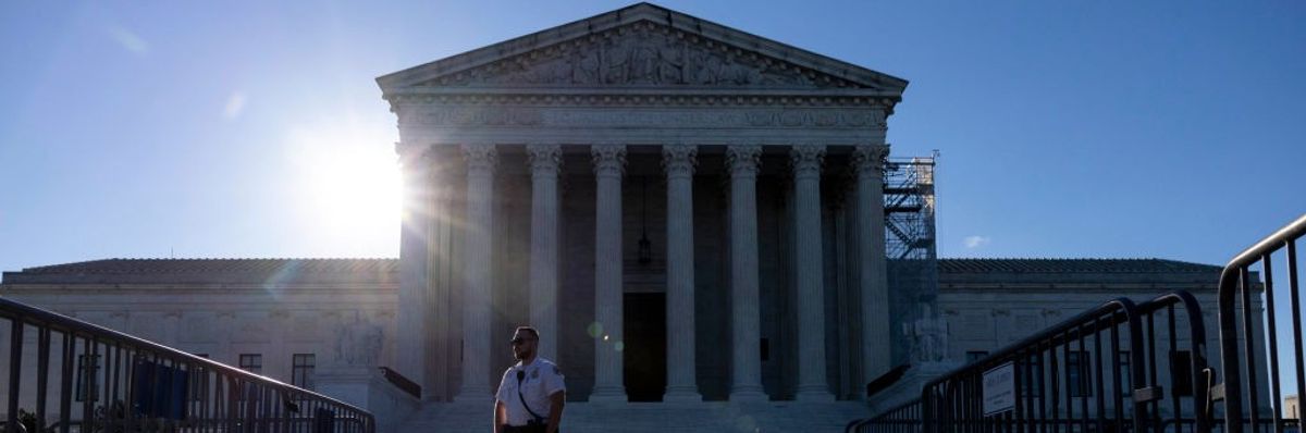 A police officer before the Supreme Court
