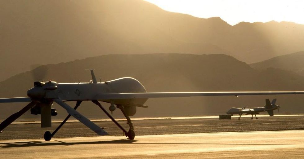 A predator drone at Creech Air Force Base in Nevada. (Photo: US Air Force)