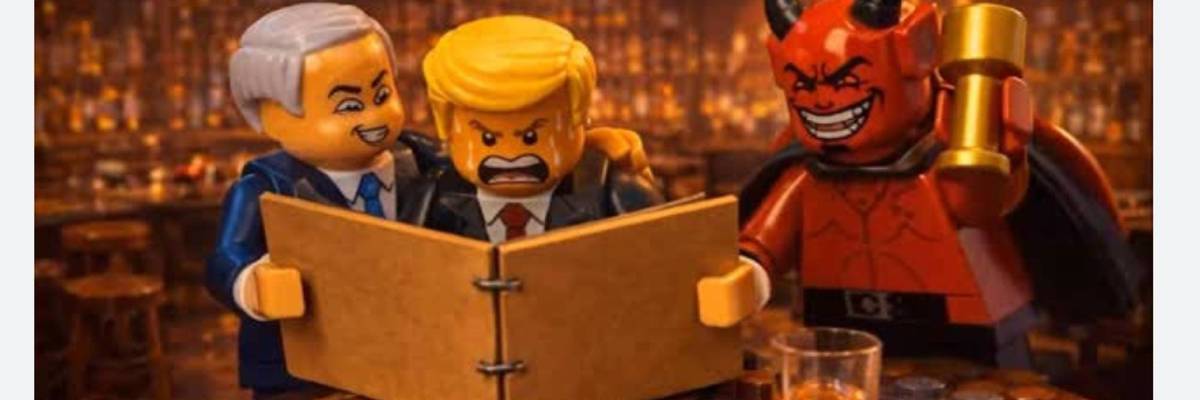 A pro-Iran group was posting LEGO-themed anti-war videos