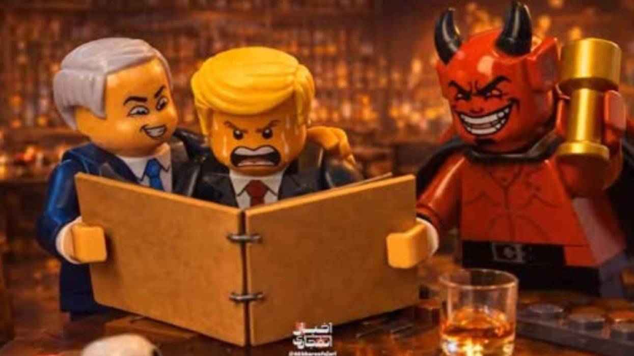 A pro-Iran group was posting LEGO-themed anti-war videos
