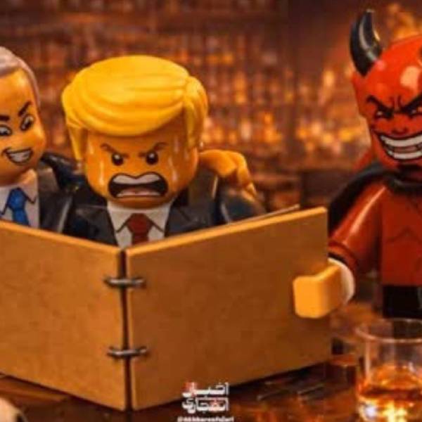 A pro-Iran group was posting LEGO-themed anti-war videos