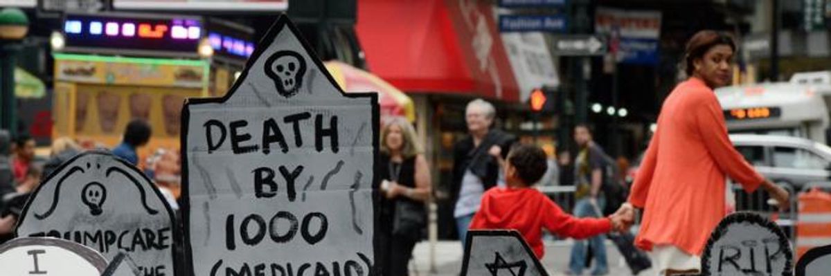 While Hiking Bloated Military Spending, Trump Budget Would Slash Medicaid By $1.1 Trillion