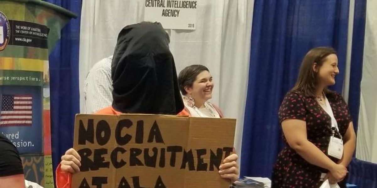 Citing CIA's Dark History, Librarians Protest Agency's Recruiting at ...