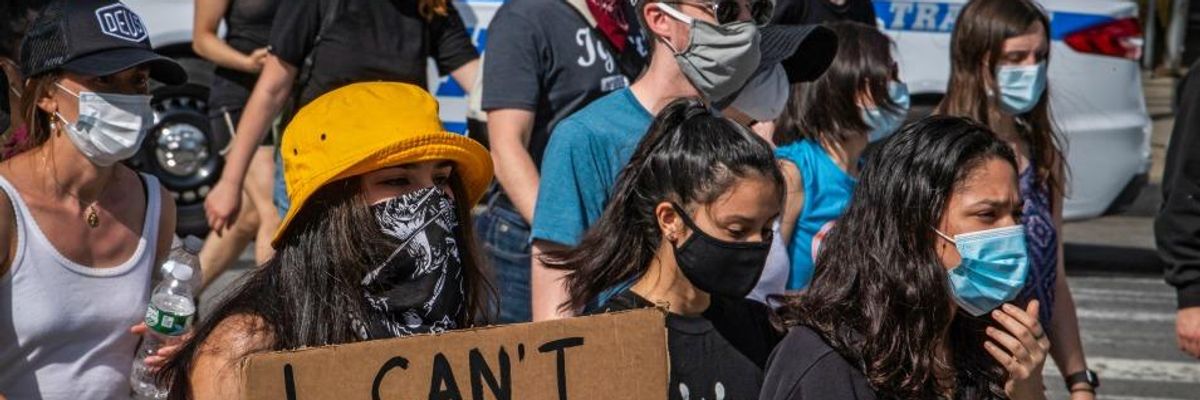 "Stay in the Streets. It's Working": Two Weeks Into Racial Justice Protests, New York State Classifies Use of Chokeholds as Felony