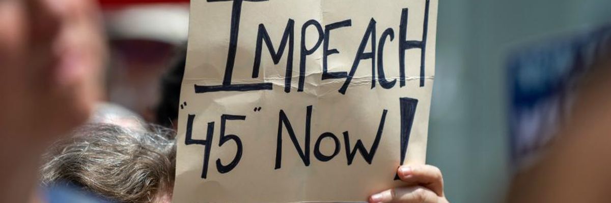 Calls for Democrats to 'Immediately Get to Work' as Majority of House Lawmakers Now Support Trump Impeachment Proceedings