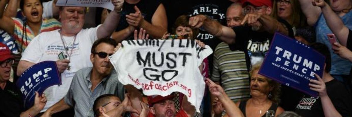 Anti-Trump Rallies Deliver Message to Trump: You're Not Welcome Here