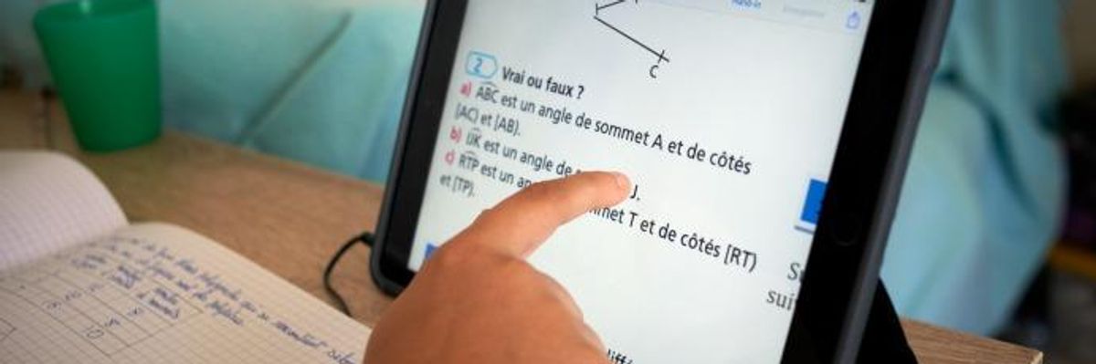 Rights of Children at Risk at 'An Unprecedented Speed and Scale' as School Closures Drive Turn to Online Learning