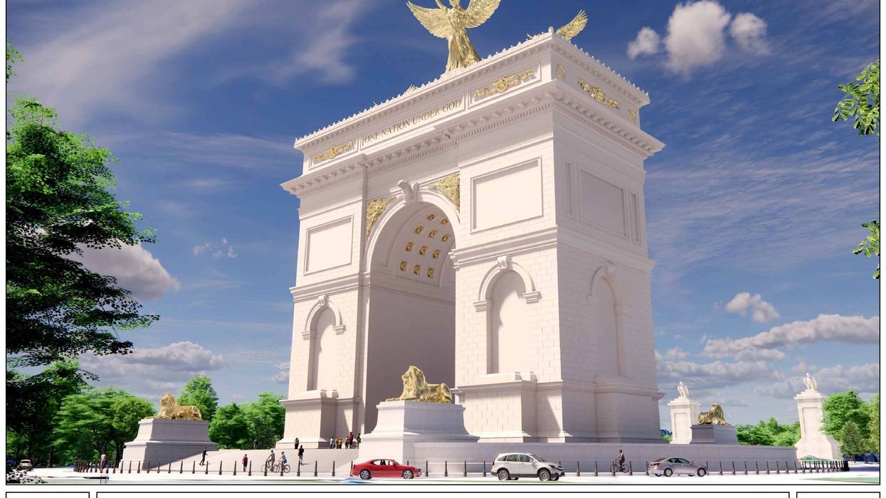 ‘People Can’t Afford Rent,' Critics Say as White House Boasts of Trump’s Plan for Gold-Covered Arch