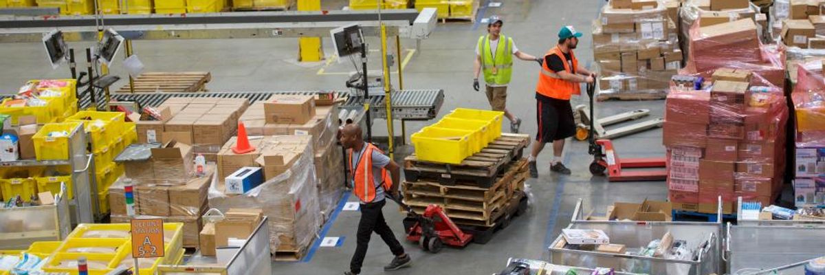'Peak Amazon' as Robot Sets Off Bear Spray, Sending 24 Fulfillment Center Workers to Hospital