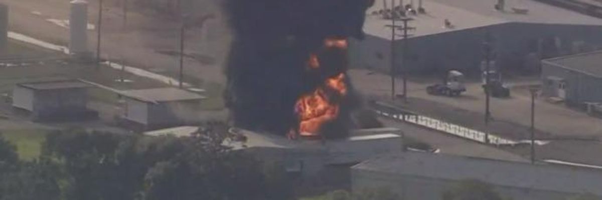 Fire Erupts Again at Houston-Area Chemical Plant as Public Remains in Dark
