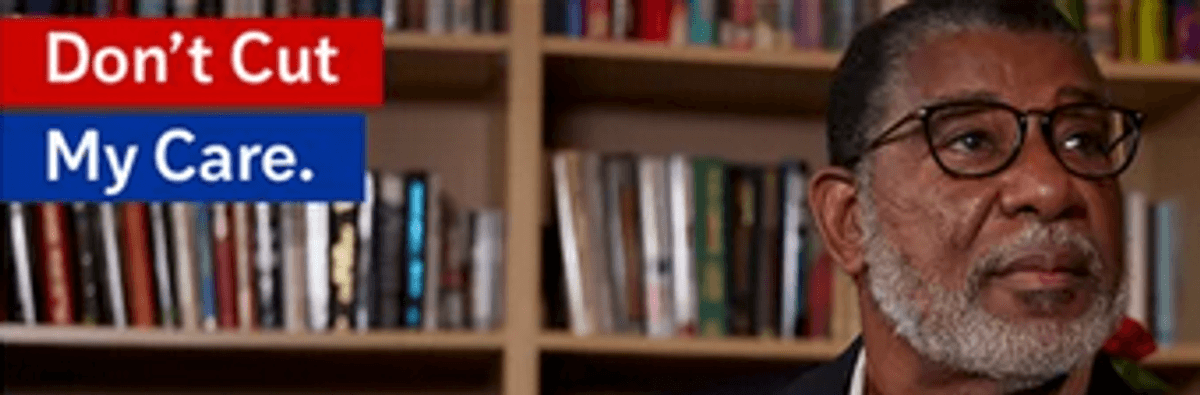 A screengrab shows an ad paid for by the Coalition for Medicare Choices