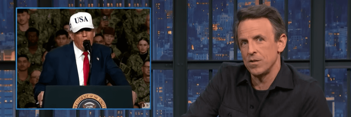 Trump Targets Another Late Night Comedian, Saying It's 'Probably Illegal' to Make Fun of Him