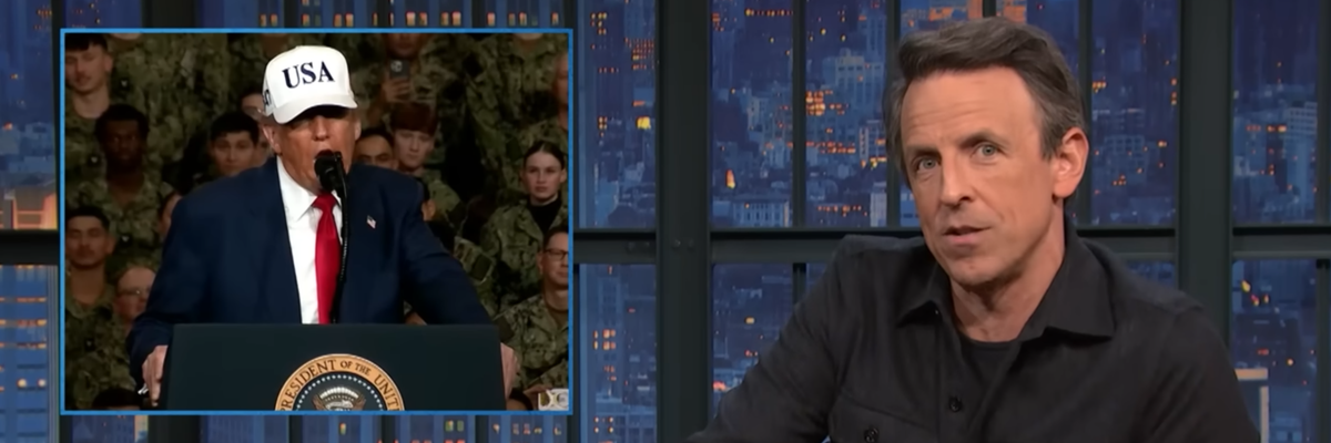 Trump Targets Another Late Night Comedian, Saying It's 'Probably Illegal' to Make Fun of Him