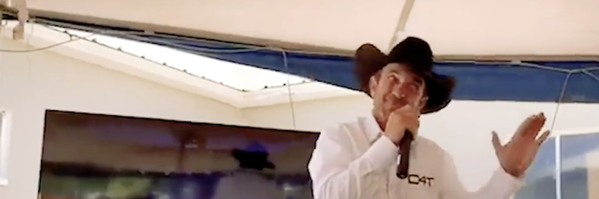 President Amplifies 'Cowboys for Trump' Calls for Executing Democrats