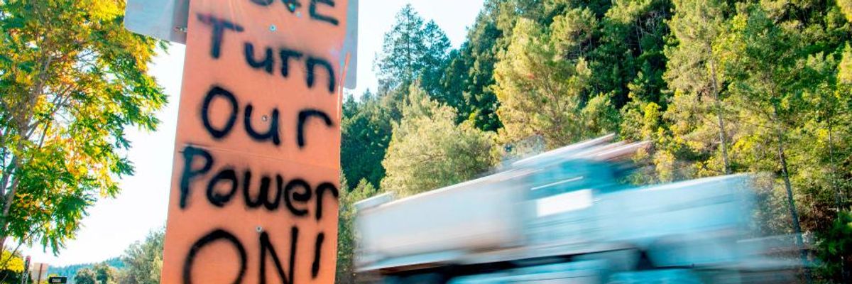'Vulnerable Communities Continue to Pay the Price' of Climate Inaction as PG&E Cuts Power to 180,000 More Californians