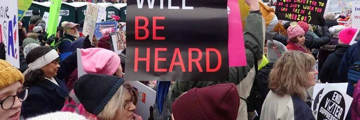 Women Leaders Call On Candidates to Address the #MeTooVoter Ahead of Democratic Debate