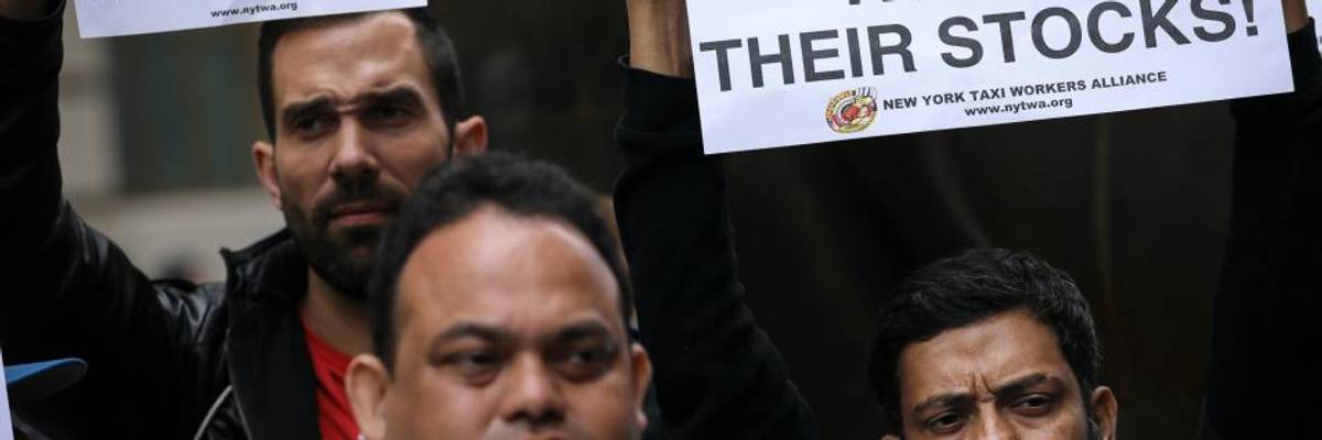 Uber Drivers Strike As Execs Make Millions Off IPO