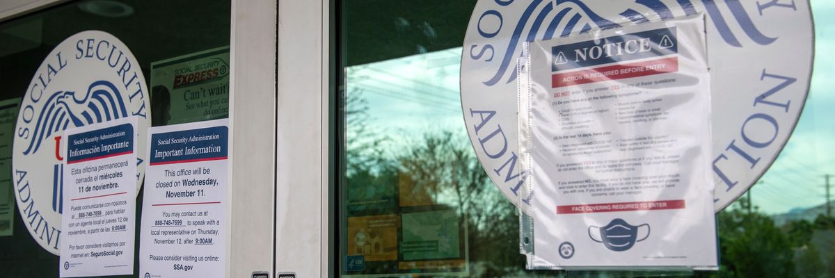 A Social Security Administration building